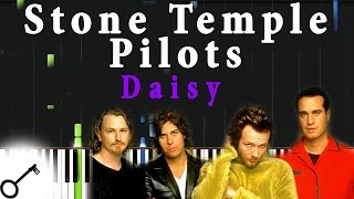 Stone Temple Pilots - Daisy [Piano Tutorial] Synthesia | passkeypiano