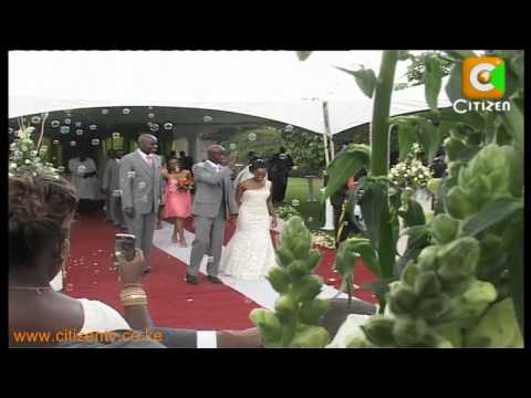 Moi Attends Raila Son's Wedding