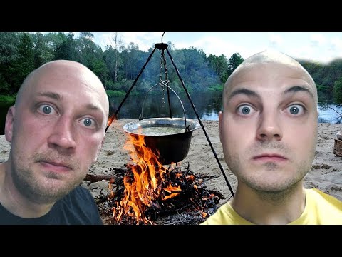 Canton gotuje zupę ogórkową na ognisku!! Gramy w PRAWDA czy WYZWANIE!