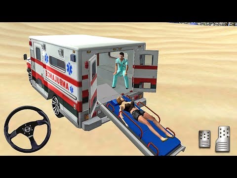 NY City Ambulance Driver Simulator - Coast Guard Beach Rescue - Android Gameplay #8