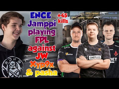 ENCE Jamppi playing FPL vs JW , Xyp9x & pasha in Dust2