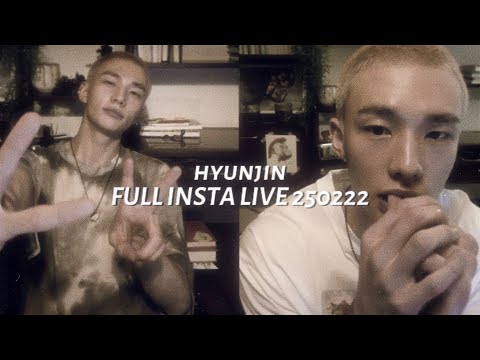 hyunjin full instagram live 250222 1/2