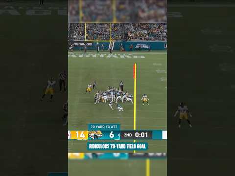 Cam Little Launches 70-Yard Field Goal!