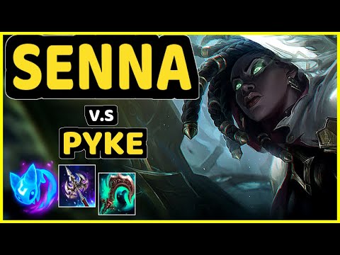 STEEELBACK (SENNA) vs PYKE - BOTTOM SUPPORT GAMEPLAY - EUW Ranked GRANDMASTER