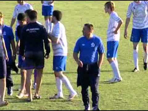 Потасовка на матче "Даугава" - "Динамо" (Брянск)