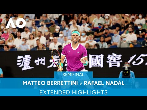 Matteo Berrettini v Rafael Nadal Extended Highlights (SF) | Australian Open 2022
