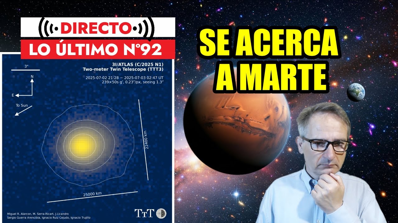 Lo Último 92 🟥 INTERESTELAR HALLAZGOS sobre 3I/ATLAS y OUMUAMUA 🚨 y MÁS NOTICIAS