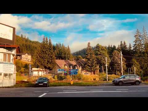 Predeal | Peisaje de poveste toamna în Predeal, Romania dinspre Râșnov