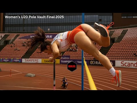 Women's U20 Pole Vault Final 2025 #womenspolevault #femalepolevaulters #trackandfield2025