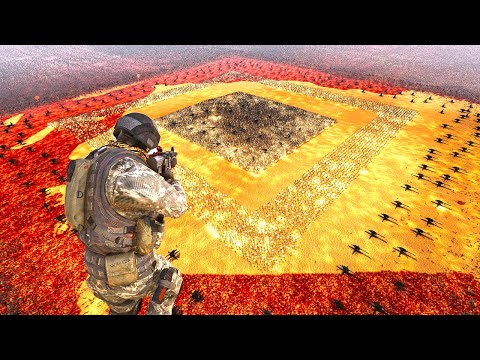 can Human & Giant stop 4 million orcs ??  Ultimate Epic Battle Simulator 2 - UEBS 2