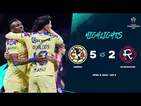 Champions Cup | América 5-2 NE Revolution | Quart...