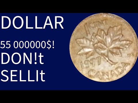 Canada 1977 THE EXTREMELY VALUABLE 1CENT  C ANADIAN COINS WORTH MONEY RARE