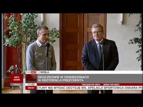 Prezydent Komorowski podziękował polskim skoczkom (28.03.2013)