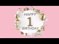 HAPPY 1ST BIRTHDAY WISHES FOR BABY GIRL CHIPMUNKS BIRTHDAY SONG