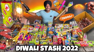 Diwali Stash 2022 😰 Testing Skyshot  Rocket  He
