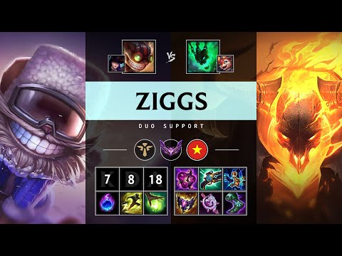 Ziggs Support vs Thresh - VN Master Patch 25.18