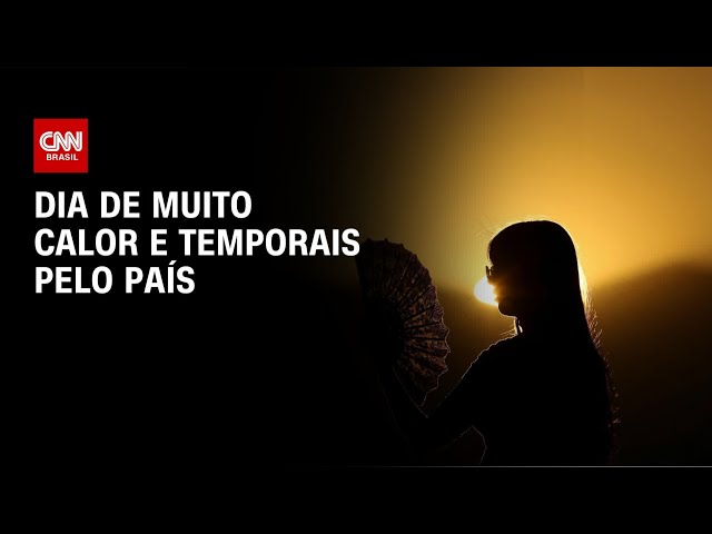 Previsão do tempo: dia de muito calor e temporais pelo país | CNN NOVO DIA