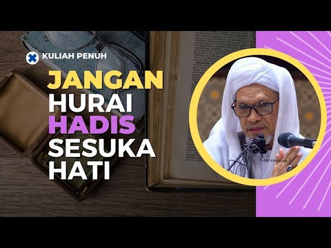 Hadis Ini SETENGAH Daripada Agama 