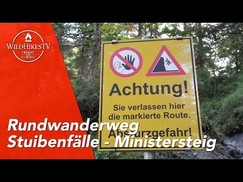 Stuibenfälle - Ministersteig ⛰ Rundwanderweg in Reutte Tirol - Breitenwang - Plansee
