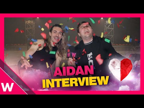 🇲🇹 AIDAN (MESC 2022) "THE SHOW" | Interview in Malta