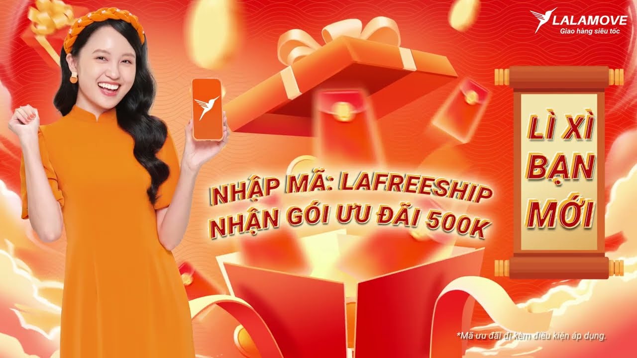 ĐẶT VAN - TẢI LALAMOVE, FREESHIP THẢ GA| Lalamove Vietnam