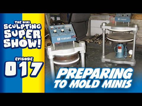 Mini Sculpting Super Show 017 - Preparing to Mold Minis