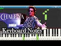 Chaleya Song Keyboard Notes | Anirudh | Shah Rukh Khan | Arijit Singh | Jawan | Atlee