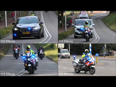 SIMAC Ladies Tour 2022 | Politiebegeleiding van wielrenners + Diverse Ambulances met spoed in Arnhem