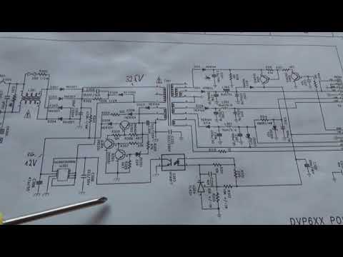 Reparatur Schaltnetzteil  DVD-Player Philips