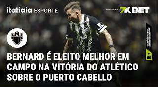 A EQUIPE DA ITATIAIA ELEGE O MELHOR EM CAMPO DE ATLÉTICO 1X0 PUERTO CABELLO