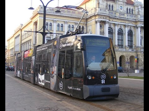 Oradea. Cab View Linia 1 Negru.