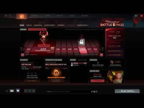 Claiming Rewards Battle Pass 2016 Level 1000