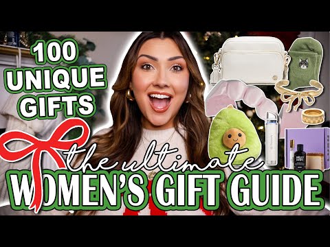 100 UNIQUE GIFT IDEAS FOR HER 🎄 ALL PRICE POINTS | THE ULTIMATE WOMEN'S GIFT GUIDE