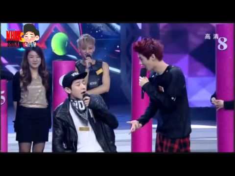 [ENGSUB] 130604 HAPPY CAMP - EXO (Sehun,Chanyeol,Luhan) "Drink Alcohol" Acting cut.