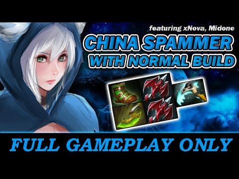 Signature Move China Spammer, Level 4 Roaming - Full Gameplay Meepo #127