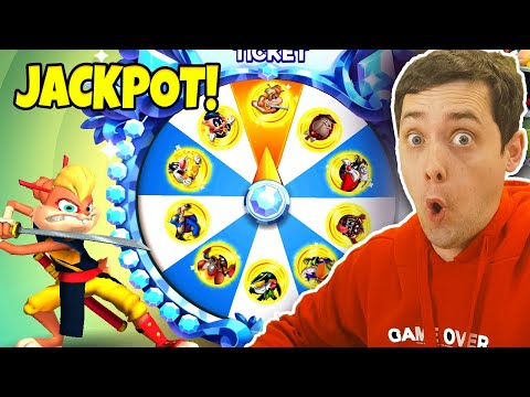 Wanderer Lola JACKPOT GOLDEN TICKETS WHEEL OPENING ​in Looney Tunes World of Mayhem