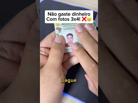 Não gaste para fazer foto 3x4! Use apenas o seu celular
