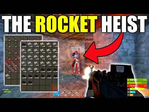 How We Stole 400 ROCKETS from a Snow Clan - Rust