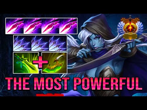 THE MOST POWERFUL SHOT[ Drow Ranger ] BRUTAL PHYSICAL DAMAGE - INTENSE CARRY - DOTA 2 GAMEPLAY
