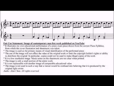 AMEB Piano Series 19 Grade 1 C1 Bachinskaya The Old Cuckoo-Clock Sheet Music