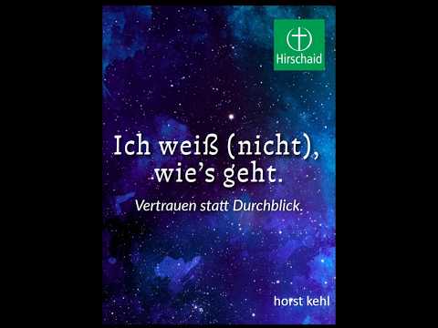 Ich weiß (nicht) wie's geht. Johannes 14, 1- 14