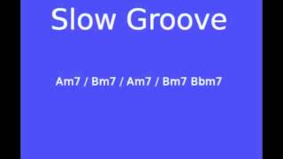 Slow Groove Backing Track in A Dorian
