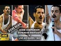 Bohemia Rhapsody Movie 2018 VS Live Aid Queen 1985