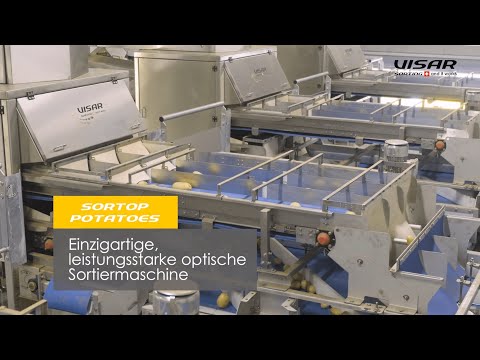 Visar Sorting Sàrl : Sortop Potatoes - leistungsstarke optische Sortiermaschine für Kartoffeln