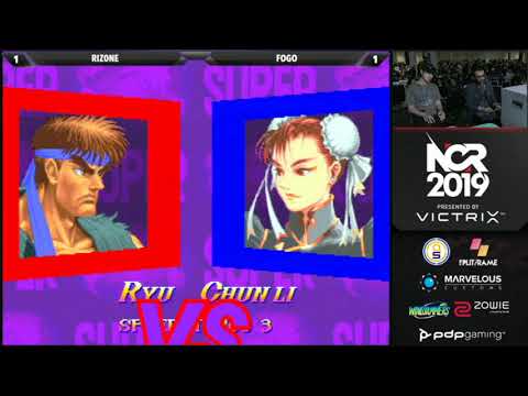 NCR2019 - SSF2X - Rizone (Dictator, Ryu) vs. Fogo (Honda, Chun)