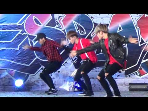 [FANCAM GEL] 060816 BRUTE COVER BTS - FIRE TRUCK (NCT127) @ESPLANADE COVER DANCE 2016