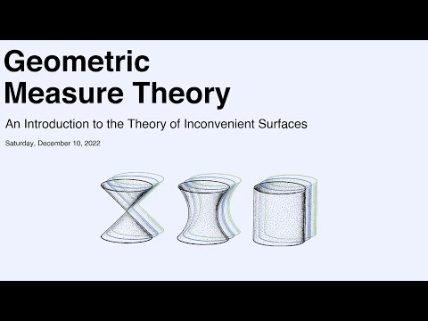Geometric Measure Theory - Lecture 1/6
