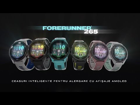 Garmin Forerunner 265 46mm Black/Aqua