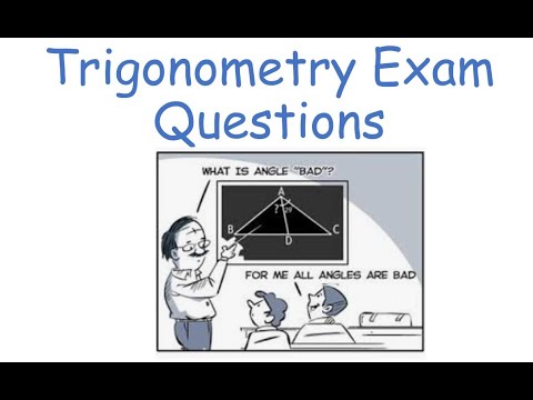 LCHL Trigonometry Exam Question Examples