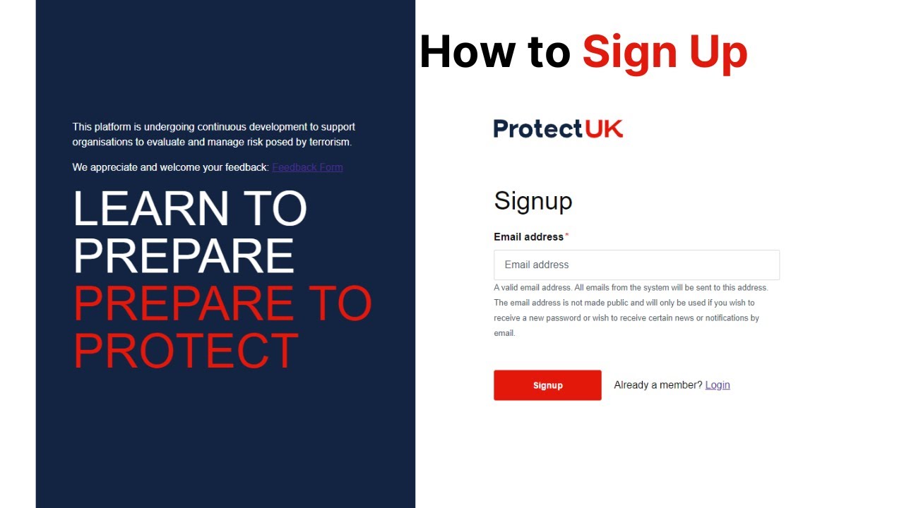 How to Sign Up and complete ACT Awareness e-learning Courses